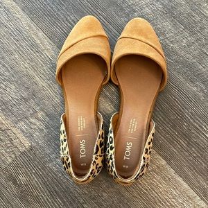 TOMS Julie D’Orsay Leopard Print Flat